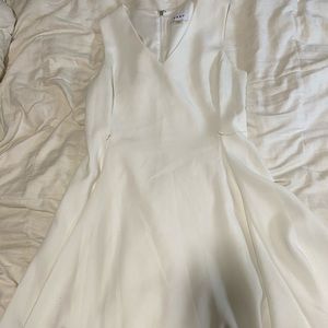 DKNY White A-Line Dress